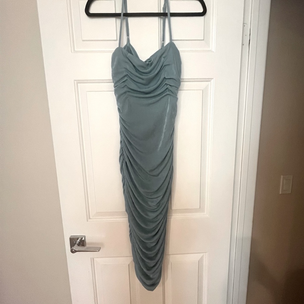 Spaghetti Strap Mid-length Dress